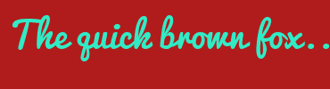 Image with Font Color 31EBC6 and Background Color B01C1C